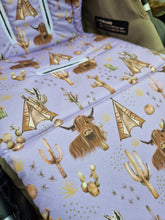 Pram Liner -  Highland Cow Lilac