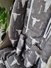 Pram Liner - Longhorn Aztec Grey