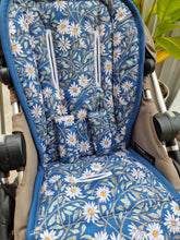 Pram Liner - Paper Daisy Blue