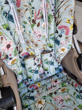 Pram Liner - Esther Mint Wildflowers