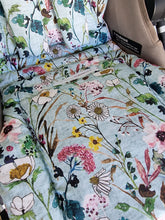 Pram Liner - Esther Mint Wildflowers