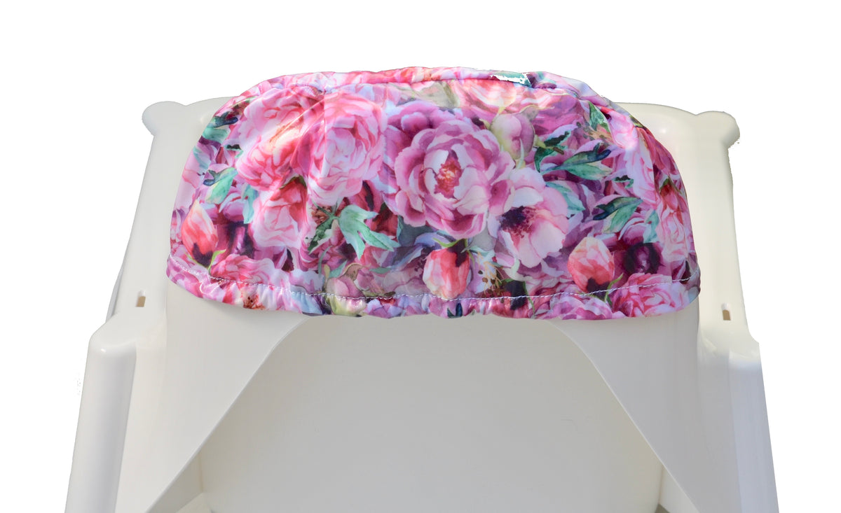 High Chair Liner Pink Peony Mialie Designs