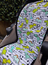 Pram Liner - Dinosaur Stripe