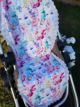 LACE TRIM Pram Liner (YOU PICK THE FABRIC)