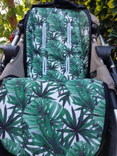 Pram Liner - Palm Tropical Leaves