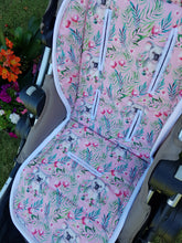 Pram Liner - Australian FLORAL koala pink