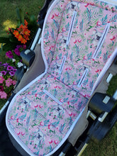 Pram Liner - Australian FLORAL koala pink