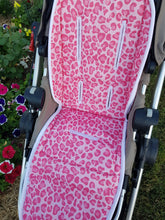 Pram Liner - Leopard PINK
