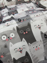 Pram Liner - Pop Up Cat Grey
