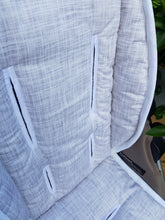 Pram Liner - Linen Look Silver