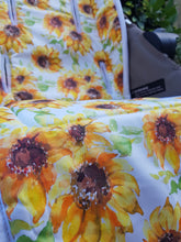 Pram Liner - Watercolour Sunflower