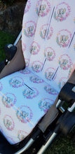 Pram Liner - Elephant Butterfly Flower