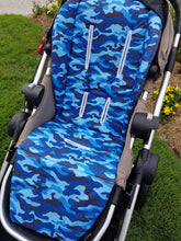 Pram Liner - Camouflage Blue + FREE Accessories