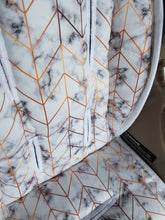 Pram Liner - Marble Herringbone