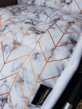 Pram Liner - Marble Herringbone