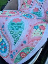 Pram Liner - Floral Paisley + FREE accessories