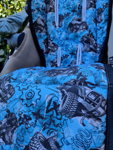 Pram Liner - 4x4 Blue
