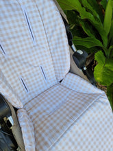 Pram Liner - Gingham Latte
