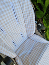Pram Liner - Gingham Latte