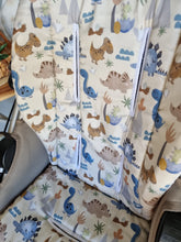 Pram Liner - Dinosaur Stomp Beige