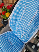 Pram Liner - Gingham Blue