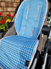 Pram Liner - Gingham Blue