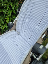 Pram Liner - Gingham Grey