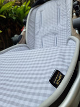 Pram Liner - Gingham Grey
