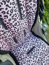 Pram Liner - Dusk Pink Leopard