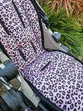 Pram Liner - Dusk Pink Leopard