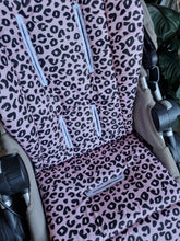 Pram Liner - Dusk Pink Leopard