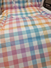 Pram Liner - Pastel Gingham