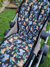 Pram Liner - Koala with Friends Black