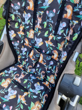 Pram Liner - Koala with Friends Black