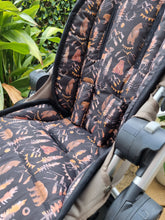 Pram Liner - Brown Bear Black