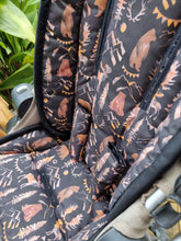 Pram Liner - Brown Bear Black