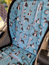 Pram Liner - Boston Terrier Rainbow