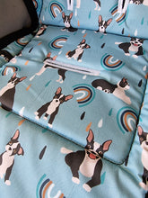 Pram Liner - Boston Terrier Rainbow