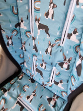 Pram Liner - Boston Terrier Rainbow