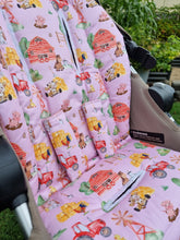 Pram Liner - Farmer Pink