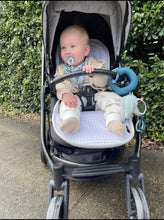 Pram Liner - Gingham Grey