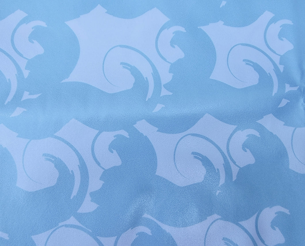 High Chair Liner - Blue Waves