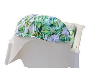 High Chair Liner - Green Leaves