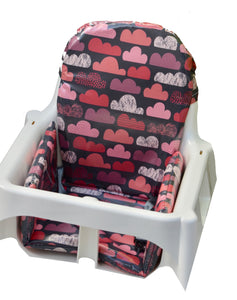 High Chair Liner - Clouds