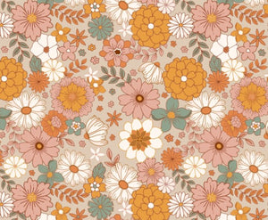 Pram Liner - Autumn Flower Patch *New*