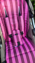 Pram Liner - Large Stripe Pink *New*