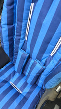 Pram Liner - Large Stripe Blue *New*