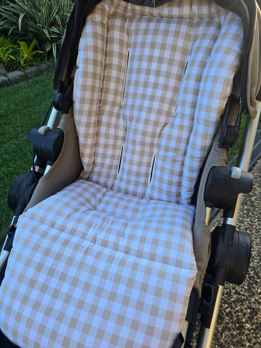 Pram Liner - Seed Gingham (Post today!)