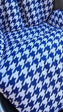 Pram Liner - Houndstooth Blue