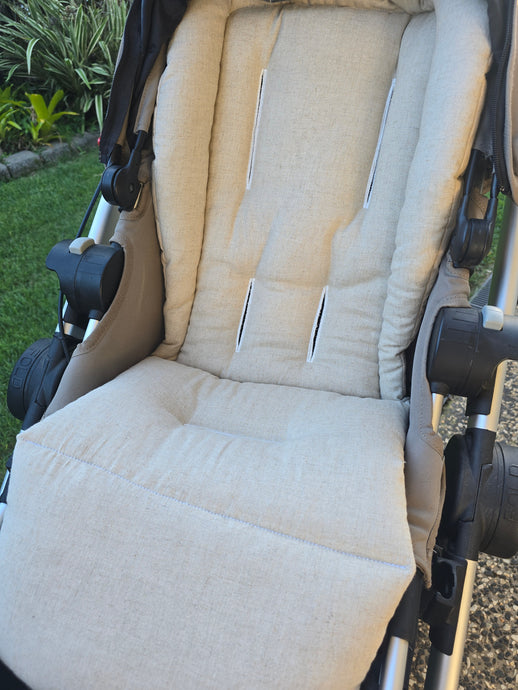 Pram Liner - Linen Stone (Post Today!)